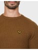 Threadbare Strickpullover Macsen in Catechu Wood