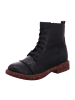 Esgano Damenschnürrstiefel kalt flach  in  Schwarz