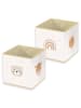 Baby Best® Aufbewahrungsbox - Little Friends in weiss,beige