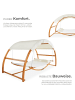 tectake Hammock Locarno für 2 Personen 328x160x171,5cm