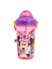 Disney Minnie Mouse Kinder Trinkflasche 465ml mit Strohhalm und Tragegurt