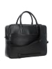 Lancaster Capital Aktentasche Leder 38 cm Laptopfach in noir