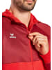 erima Herren Six Wings Trainingsjacke mit Kapuze in rot/bordeaux