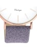 Oozoo Analog-Armbanduhr Oozoo Vintage Series violett groß (ca. 40mm)