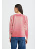 ICHI Langarm IHMIRA Loose fit in TEABERRY / CLOUD DANCER