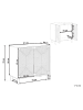 Beliani Sideboard BONDI in Braun - (W) 81 x (H) 78 x (L) 40 cm