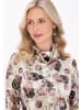 Usha Women Dress in beige multicolor