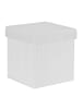 relaxdays Sitzhocker - (B)35 x (H)35 x (T)35 cm