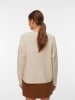 Vero Moda Strickpullover in Silver Mink