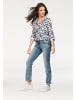 Aniston CASUAL Schlupfbluse in marine-weiß-bedruckt