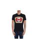 Dsquared2 Cool T-Shirt Schwarz Canada Flag