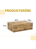 ABRIHOME Couchtisch in Hellbraun Marmoroptik 90x50x30 cm rechteckig für Wohnzimmer