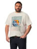 Men Plus Kurzarm T-Shirt in offwhite