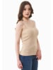 Organication Top "WCASUAL013" in Zartbeige
