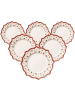 Villeroy & Boch 6er Set Speiseteller Toy's Delight ø 28,4 cm weiß in weiß