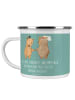 Mr. & Mrs. Panda tasse metall 2. Hochzeitstag Baumwollhochzeit m... in Meeresbrise