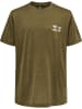 Hummel T-Shirt Hmlmustral Kinder in DARK OLIVE