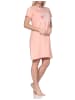 NORMANN Nachthemd kurzarm Frontprint 126 10 802 in apricot