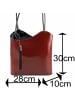 Kmisso Rucksack in Rosso S. Nero - Schwarz