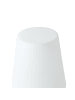Beliani Stehlampe für den Außenbereich SABANAS in Weiß - (W) 30 x (H) 80 x (L) 30 cm