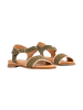 Divine Factory Ledersandalen Alénoa Grün