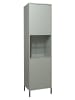 58 aufm Kessel VITRINE Erna 51x45x197 Pinie Green matt Lack
