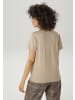 Aniston CASUAL T-Shirt in beige-schwarz-hellbraun-goldfarben