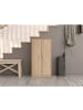 CALICOSY Schuhschrank in Helles - (W) 55  x (H) 108  x (L) 36  cm