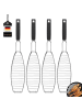 bremermann 4-er-Set Fisch-Grillhalter