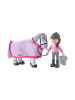 Haba Minipuppe Little Friends – Reiterin Sanya und Pferd Saphira in mehrfarbig