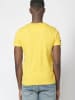 KOROSHI Basic Kurzarm-T-Shirt in gelb