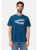 Camel Active T-Shirt mit Print in Lyons Blue