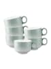 Seltmann Weiden 6er Set Milchkaffeetassen mit Henkel Sento Home in 350 ml in Aura mint