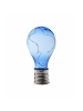 MARELIDA LED Solar Glühbirne GLOW in blau - H: 14cm