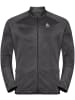 Odlo Longsleeve "Midlayer Full Zip Fli Ceramiwarm" in Schwarz