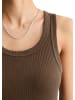 Marc O'Polo DENIM Tanktop regular in Hazelnut Brown