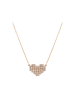 faina Women Charm Necklace in Rose Gold