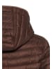 Camel Active Winddichte Jacke mit seitlichem Strick-Einsatz in Braun