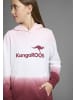 Kangaroos Kapuzensweatshirt in bordeaux/rosa