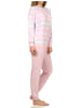 NORMANN Frottee Pyjama Bündchen - 58222 in rosa