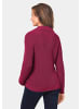 GOLDNER Sportiver Troyer mit Baumwollanteil in merlot