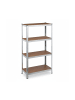 relaxdays Schwerlastregal in Silber - (B)80x (H)157 x (T)40 cm