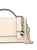 Florence Florence Handtasche Leder beige ca. 19cm