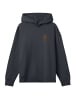 F4NT4STIC Hoodie Orange Spritz Bestickt in off black