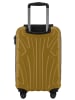suitline Handgepäckkoffer 55x35x20 cm Carry-On 55cm Hartschale 34 L in Herbstgold