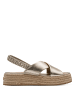 Tamaris Plateau Sandaletten in Gold