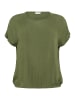 KAFFE curve Kurzarm-Bluse KCami Loose fit in Ivy Green