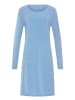 Hanro Nachthemd Natural Elegance in bluebird melange