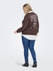 ONLY Carmakoma Sweatshirt in Seal Brown