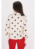 faina Women Blouse in white black